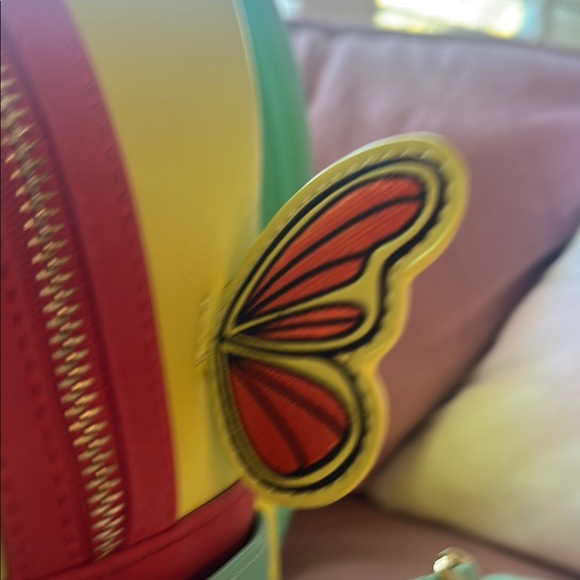 Disney RARE Loungefly Bugs Life catipillar Backpack - Picture 3 of 6